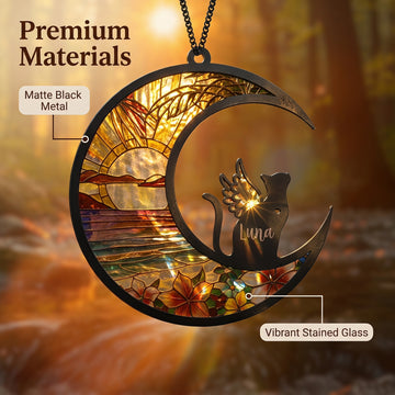 Personalized Cat Memories Suncatcher