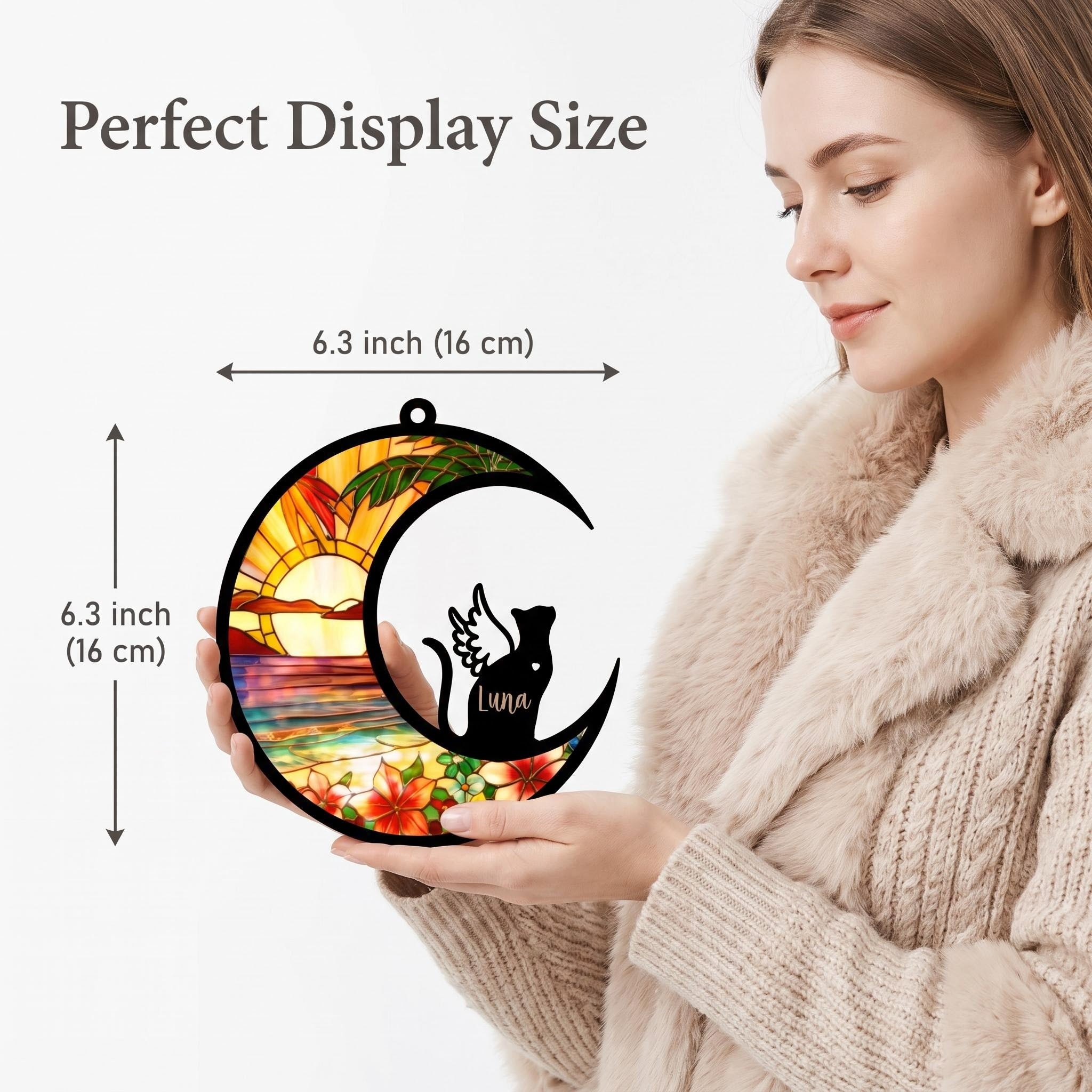 Personalized Cat Memories Suncatcher