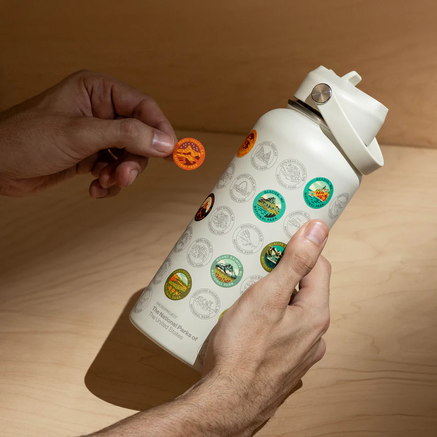 National Park Sticker Bottle | Insulated